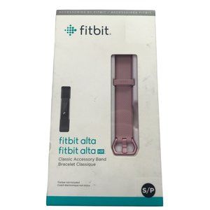 New NWT Fitbit Alta Classic Accessory Band S/P Small Pink.  UPC 816137028035